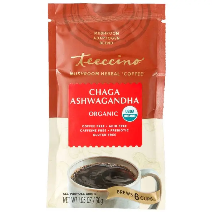 (TC) Chaga Ashwagandha Butterscotch Creme - Herbal Coffee - Trial Size