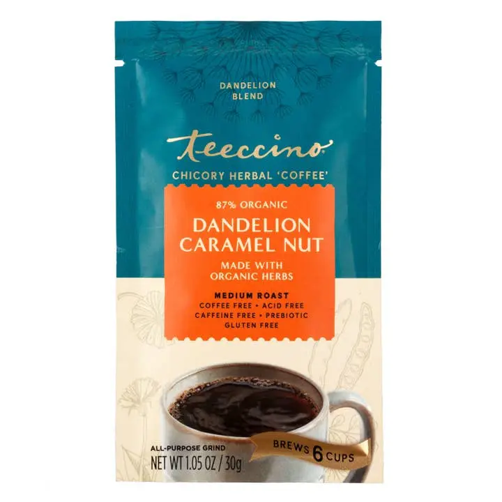 (TC) Dandelion Caramel Nut - Herbal Coffee - Trial Size