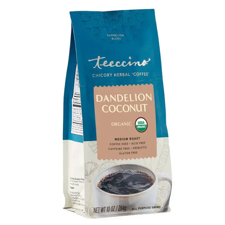 (TC) Dandelion Coconut - Herbal Coffee - 10oz Ground