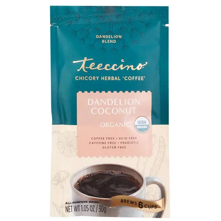 (TC) Dandelion Coconut - Herbal Coffee - Trial Size