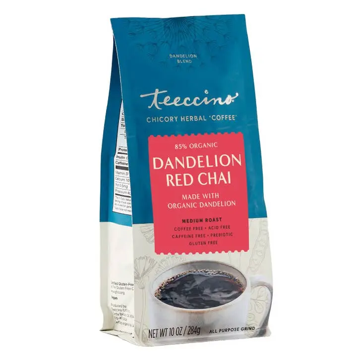 (TC) Dandelion Red Chai - Herbal Coffee - 10oz Ground