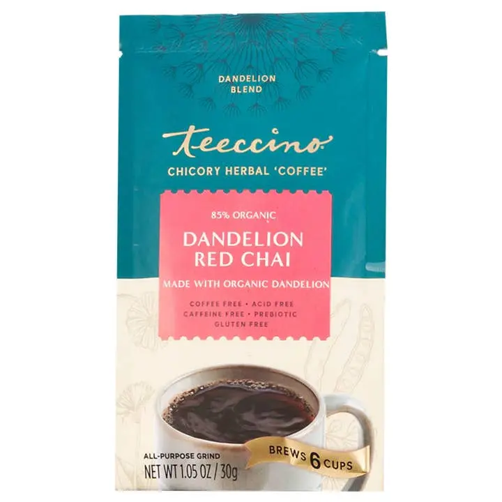 (TC) Dandelion Red Chai - Herbal Coffee - Trial Size