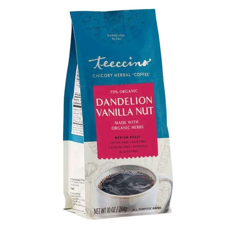 (TC) Dandelion Vanilla Nut - Herbal Coffee - 10oz Ground