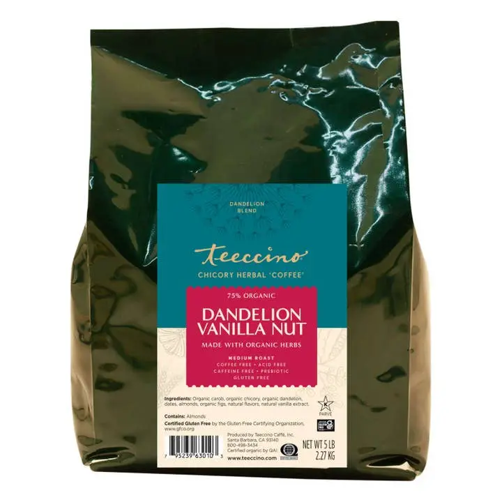 (TC) Dandelion Vanilla Nut - Herbal Coffee - 5lb Ground
