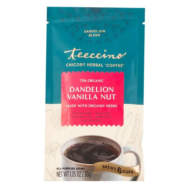 (TC) Dandelion Vanilla Nut - Herbal Coffee - Trial Size