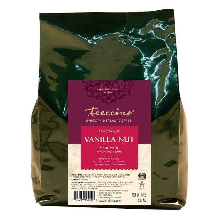 (TC) Vanilla Nut - Herbal Coffee - 5lb Ground