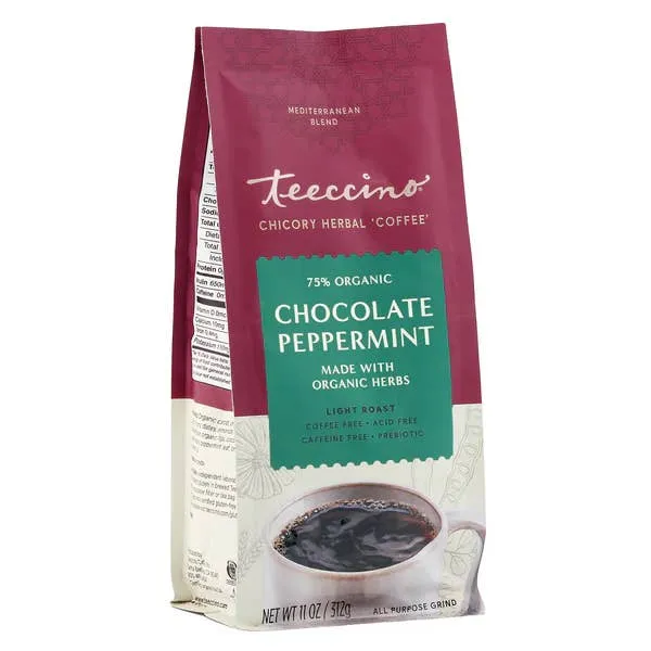 (TC) Chocolate Peppermint - Herbal Coffee - 11oz